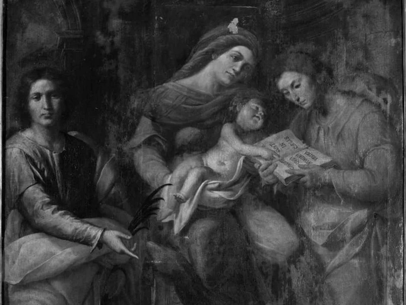 1626-Cesare Pronti - La Madonna col Bambino e i SS. Giovanni e Paolo. Madonna con Bambino e Santi, Ravenna
